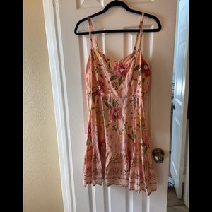Floral, thin strapped dress